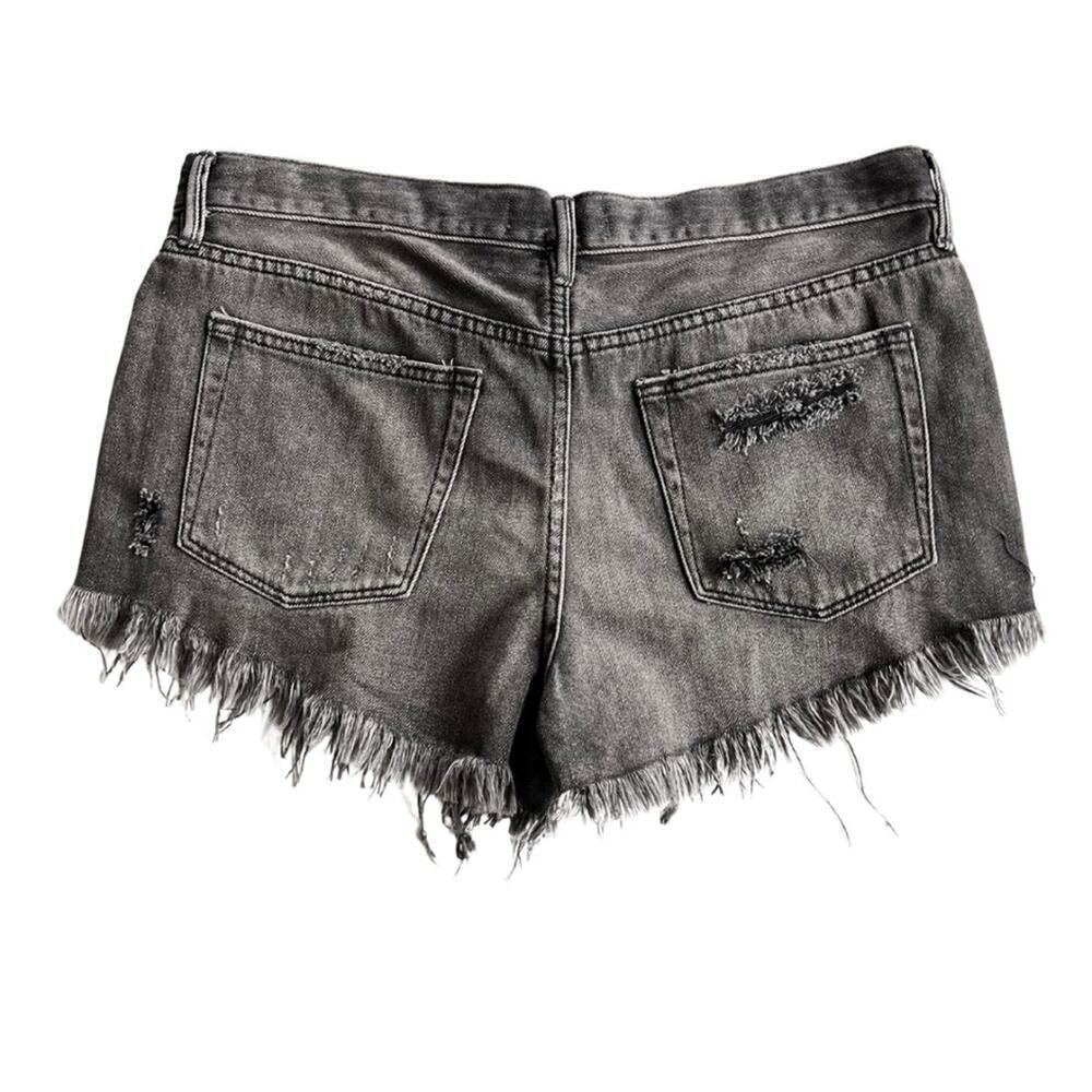 Free People Loving Good Vibrations Cut Off Shorts - Picture 3 of 6
